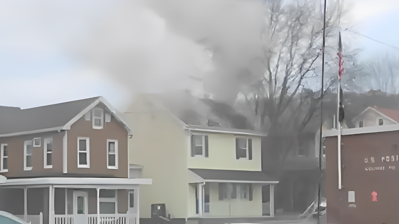 Shocking News: Firefighters Combat Blazing House Fire in Dauphin County