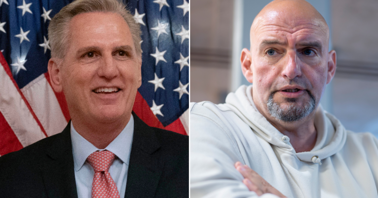 Kevin McCarthy Calls for Fetterman’s Leadership in the Democratic Party