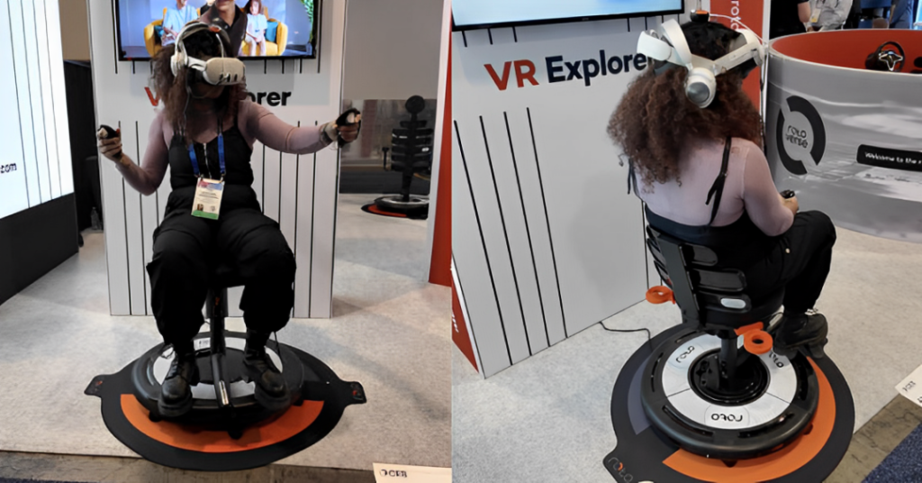 This Spinning VR Chair at CES 2025 Will Blow Your Mind—No Nausea Required!